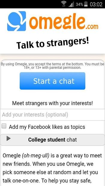 Video download app omegle chat apk free Omegle APK