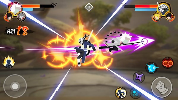 stickman ninja 3v3 battle arena mod