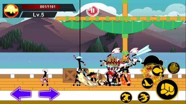 stickman hero pirate fight mod apk