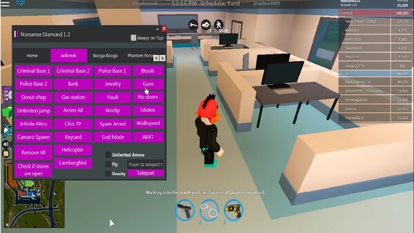 NOCLIP HACKING COPS  Roblox Jailbreak 