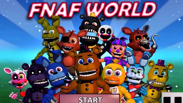 fnaf world apk all characters unlocked