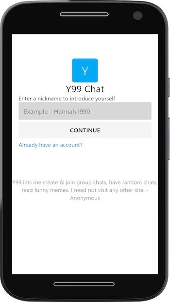 y99 chat app download