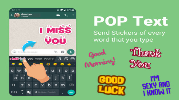 2023 Bobble Keyboard APK Download for Android APKfun com text a 