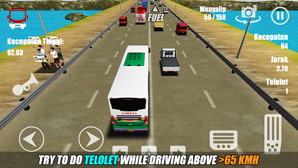 telolet bus driving 3d 3