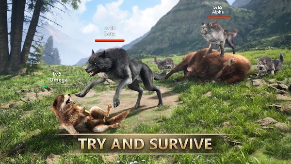 wolf game wild animal wars 1